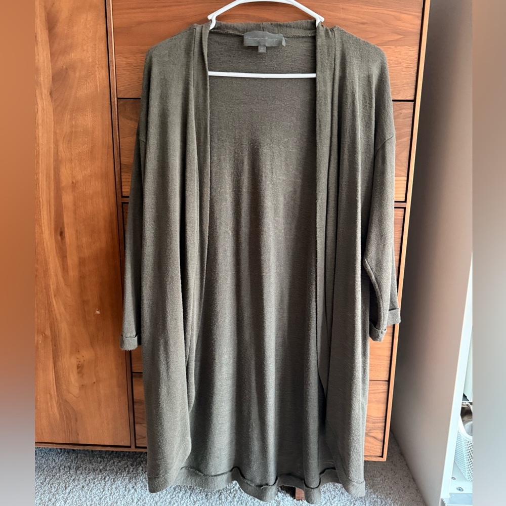 Anthropologie Sunday In Brooklyn Gray Open Front
Cardigan Women's Small - Picture 11 of 11